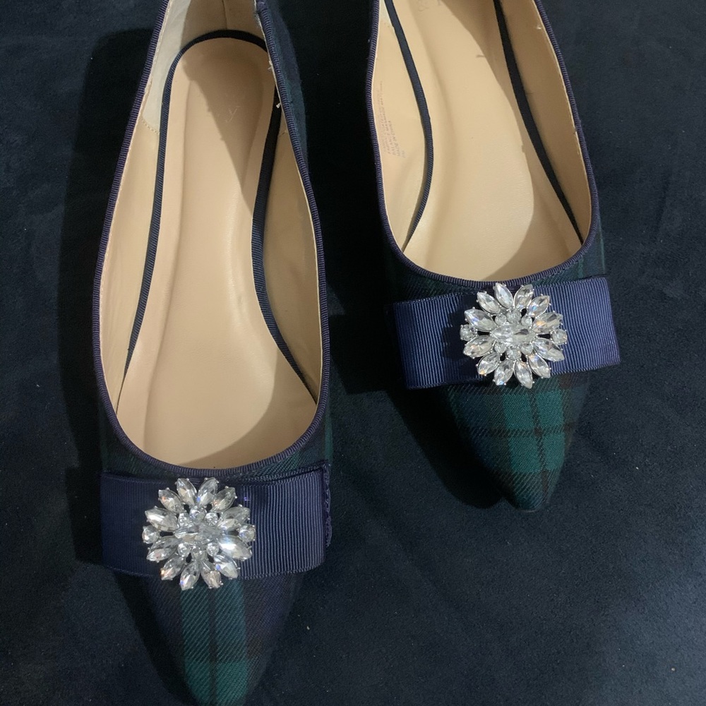 Crown and Ivy Plaid Flats